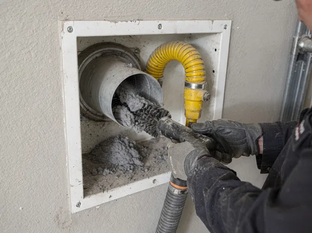 Gas Dryer Vent Cleaning in North Reading