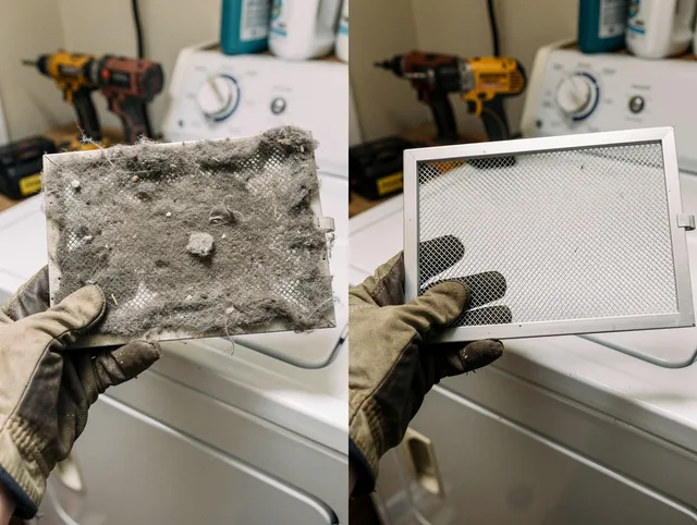 Professional lint trap cleaning by North Reading Dryer Vent Cleaning in North Reading