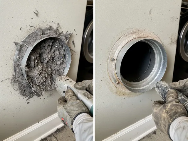 Professional clogged vent cleaning by North Reading Dryer Vent Cleaning in North Reading