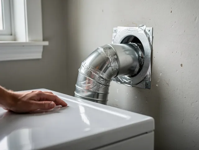 North Reading Dryer Vent Cleaning expert performing professional dryer vent repair and installation in North Reading