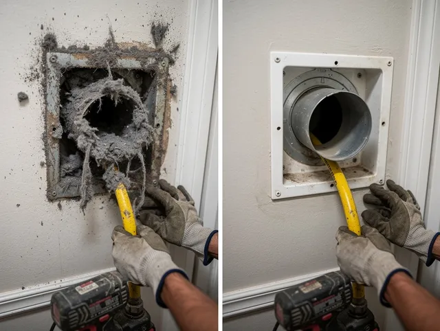 Expert gas dryer vent cleaning by North Reading Dryer Vent Cleaning in North Reading